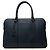 Borsa business Burberry in pelle di vitello blu Blu navy
