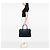 Borsa business Burberry in pelle di vitello blu Blu navy - vista 6