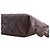 Clutch Chanel Brown CC Quilted Lambskin con cordón y correa Castaño - vista 15