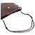 Clutch Chanel Brown CC Quilted Lambskin con cordón y correa Castaño - vista 9