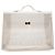 Borsa a mano Hermès Kelly Souvenir De L Exposition in vinile bianco