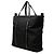Tote Gucci in nylon GG nero con banda Web - vista 2