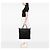 Tote Gucci in nylon GG nero con banda Web - vista 6