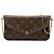 Louis Vuitton Brown Monogram Pochette Felicie Braun