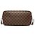 Louis Vuitton Brown Damier Ebene Neverfull MM Castaño - vista 3