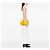 Bolsa Prada Yellow Vitello Daino Zip Top Satchel Amarelo - vista 6