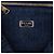 Bolso tote Prada de denim azul con logo Canapa - vista 5