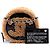 Clutch rotonda Chanel in pelle di pecora lucida stropicciata con bordo in shearling nero e catena - vista 7