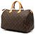 Louis Vuitton Brown Monogram Speedy 35 Castaño - vista 2