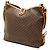 Céline Borsa a tracolla Celine Brown Macadam Coated Canvas Marrone - vista 2