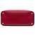 Prada Sac Satchel Double en Cuir Saffiano Rouge Medium - vue 3