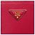 Prada Sac Satchel Double en Cuir Saffiano Rouge Medium - vue 5