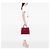 Prada Sac Satchel Double en Cuir Saffiano Rouge Medium - vue 6