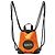 Gucci Orange GG Nylon Off The Grid Drawstring Backpack