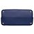 Prada Blue Large Saffiano Cuir Double Satchel Bleu - vue 3