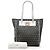 Fendi Tote aus schwarzem Zucchino-Canvas - Ansicht 7