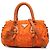 Bolsa Satchel Prada Orange Tessuto Gaufre Laranja