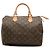 Louis Vuitton Brown Monogram Speedy 30 Castaño