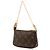 Louis Vuitton Brown Monogram Mini Pochette Accessoires Marrone - vista 2