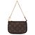 Louis Vuitton Brown Monogram Mini Pochette Accessoires Castaño