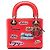 Mini Lady Dior de piel de becerro con cuentas roja Dior