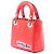 Mini Lady Dior de piel de becerro con cuentas roja Dior - vista 2
