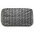 Fendi Gray Zucchino Canvas Double Flap Mamma Marrone - vista 3