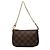 Louis Vuitton Brown Damier Ebene Mini Pochette Accessoires Braun