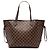 Louis Vuitton Brown Damier Ebene Neverfull MM Marrone