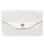 Clutch Dior in tela rivestita honeycomb bianca Bianco