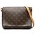 Louis Vuitton Brown Monogram Musette Tango Long Strap Castaño