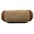 Borsa Tote Convertibile Gucci Bella in Canvas GG Beige - vista 3