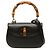 Gucci Black Grained Calfskin Bamboo Night Nero