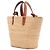 Céline Celine Beige Teen Supple Raffia Cuir Triomphe Classic Panier Tote - vista 2