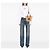 Céline Celine Beige Teen Supple Raffia Cuir Triomphe Classic Panier Tote - vista 6