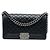 Le Boy Chanel Black Old Medium Quilted Lambskin Boy Flap Preto