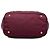 Bolsa Satchel Prada em Tessuto com acabamento em couro de bezerro macio vermelho Bordeaux - vista 3