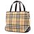 Burberry Beige House Check beschichtete Canvas Tote - Ansicht 2