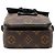 Louis Vuitton Brown Monogram Macassar S Lock Vertical Wearable Crossbody Marrone - vista 3
