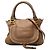 Bolso Satchel Marcie Chloé de cuero marrón tamaño Medium Castaño Marrón claro