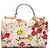 Borsa Dolce & Gabbana Pink Mini Leather Floral Von Miss Sicily Satchel Rosa