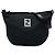 Borsa Hobo Fendi Zucca in nylon nero
