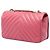 Chanel Pink Mini Chevron Calfskin Statement Flap Rosa - vista 2