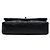 Chanel Black Medium Classic Lambskin Double Flap Negro - vista 3
