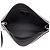 Clutch Fendi Black Zucca Shadow in pelle di vitello con zip diagonale frontale Nero - vista 4