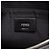 Clutch Fendi Black Zucca Shadow in pelle di vitello con zip diagonale frontale Nero - vista 5