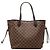 Louis Vuitton Brown Damier Ebene Neverfull MM