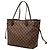 Louis Vuitton Brown Damier Ebene Neverfull MM - view 2