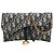 Autre Marque Dior Blue Oblique Canvas Saddle Wallet On Chain Blau Marineblau