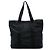 Tote Prada in Tessuto con rifiniture in Saffiano nero